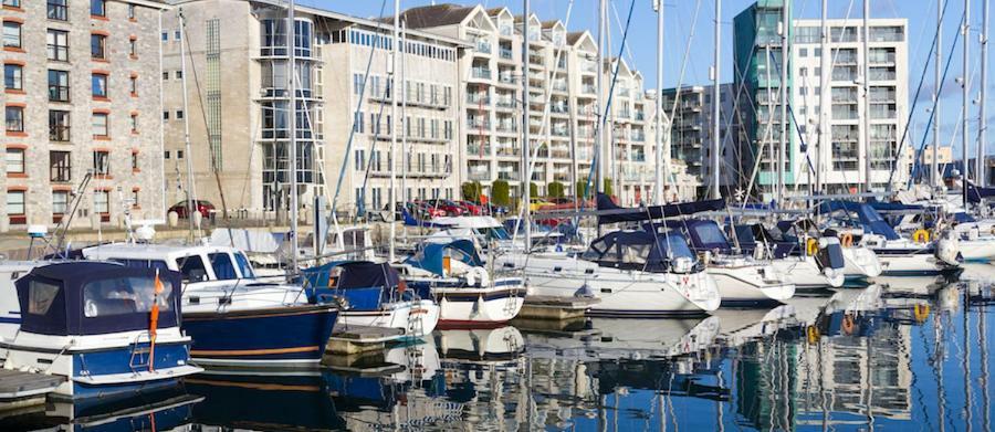 Ocean Crescent Plymouth City Centre Penthouse Level Apartment ภายนอก รูปภาพ